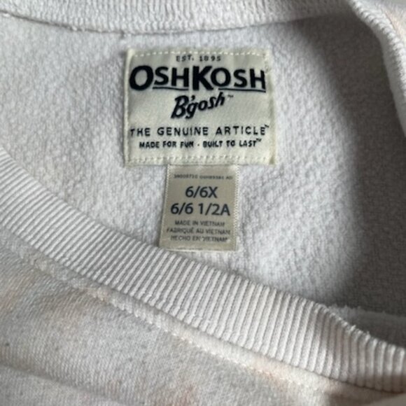 OshKosh B'gosh Girls Cloud-Dye Pullover & Shorts Set, Size 6/6X - Picture 5 of 5